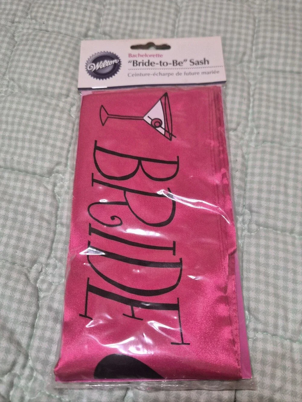 Wilton Hot Pink Bride-to-Be Sash
